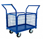 ТЕЛЕЖКА ПЛАТФОРМЕННАЯ С СЕТЧАТЫМИ БОРТАМИ ТП-2