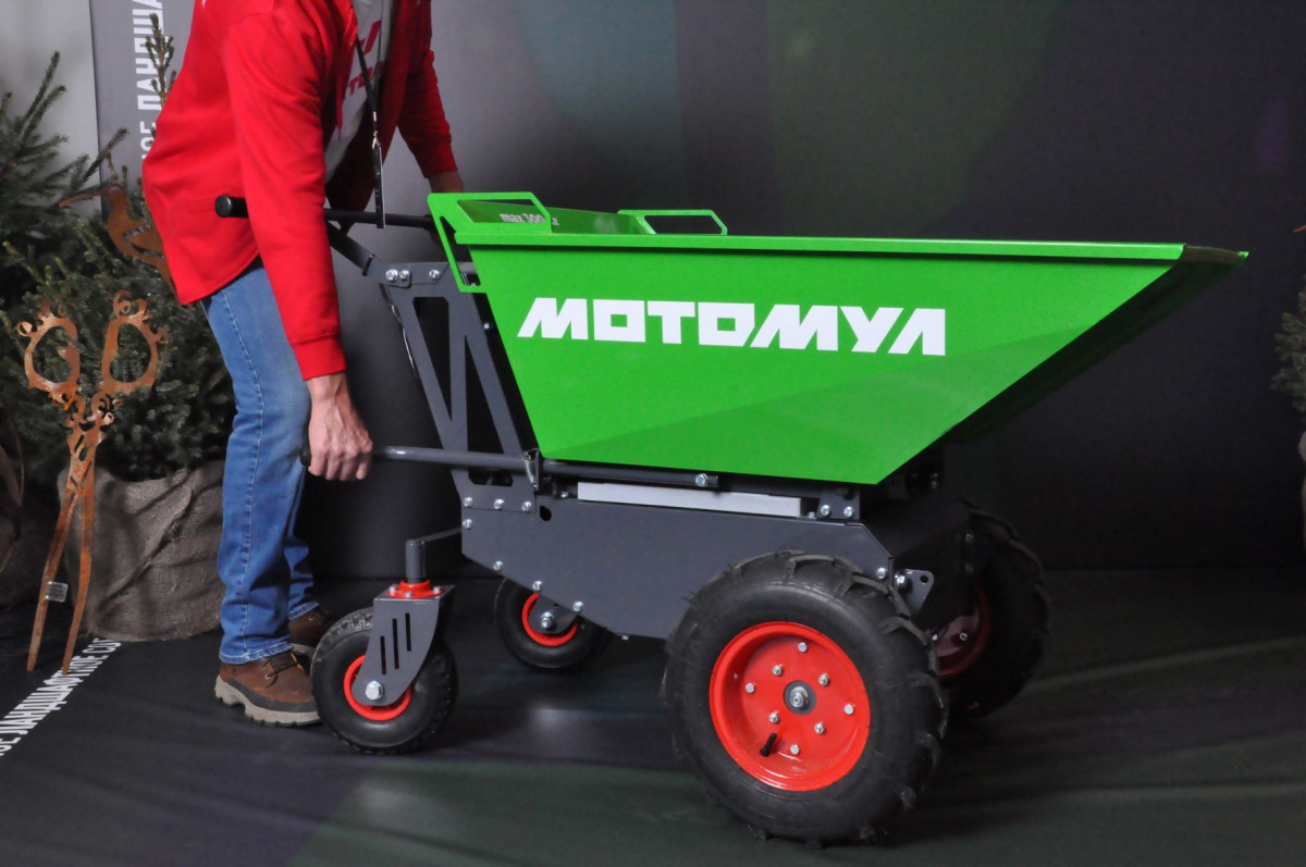 " Моторизированная тележка МТ – 300.6 168 FBE с фаркопом  (Двигатель   ZONGSHEN) (с электростартером и АКБ)"